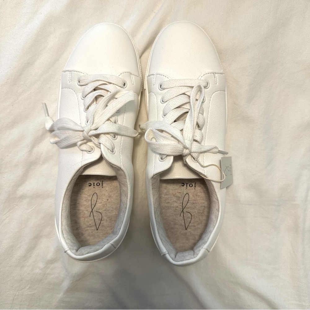 NWT white Joie sneakers